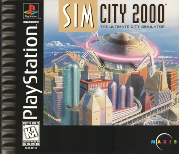 SimCity 2000 (US) box cover front